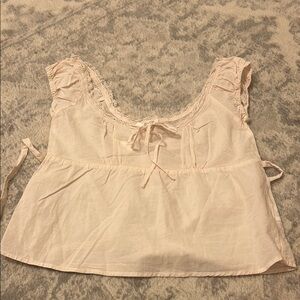 PacSun Cream Blouse
